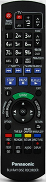 Originele Panasonic N2QAYB000338 Afstandsbediening