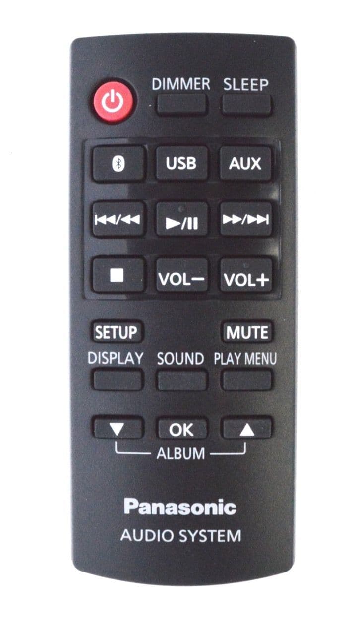 Originele Panasonic N2QAYB001000 Afstandsbediening