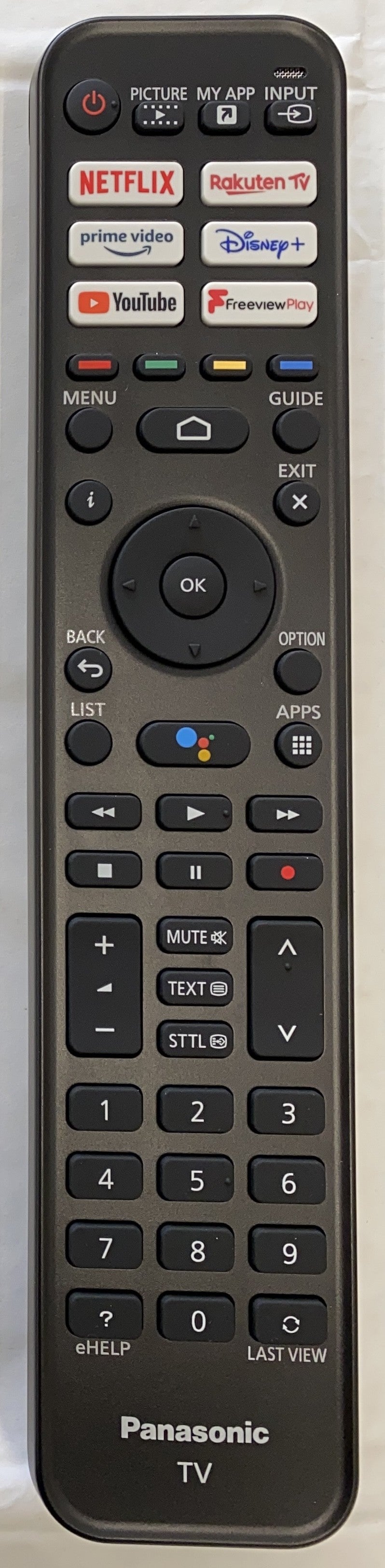 Originele Panasonic N2QBYA000052 Afstandsbediening