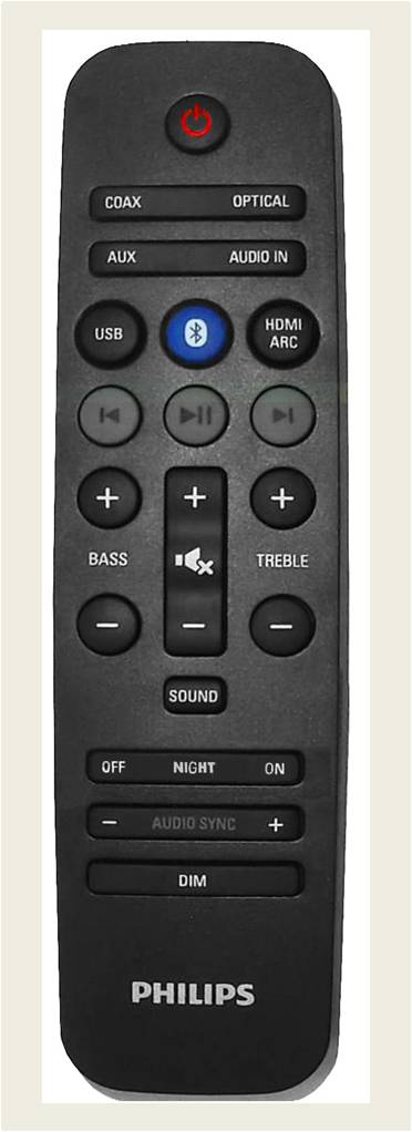 Originele Philips 996580005101 Afstandsbediening