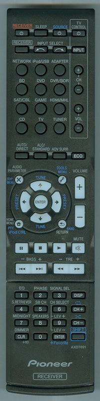 Originele Pioneer AXD7691 Afstandsbediening