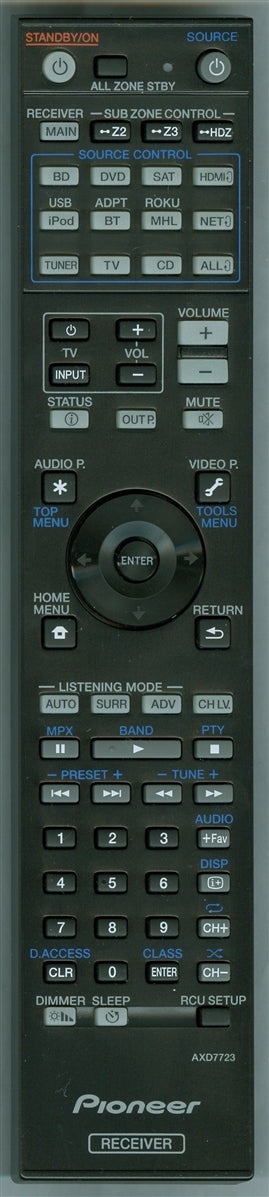 Originele Pioneer AXD7723 Afstandsbediening