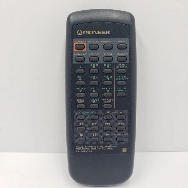 Originele Pioneer CU-PD089 Afstandsbediening