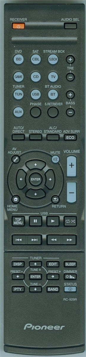 Originele Pioneer RC-929R Afstandsbediening