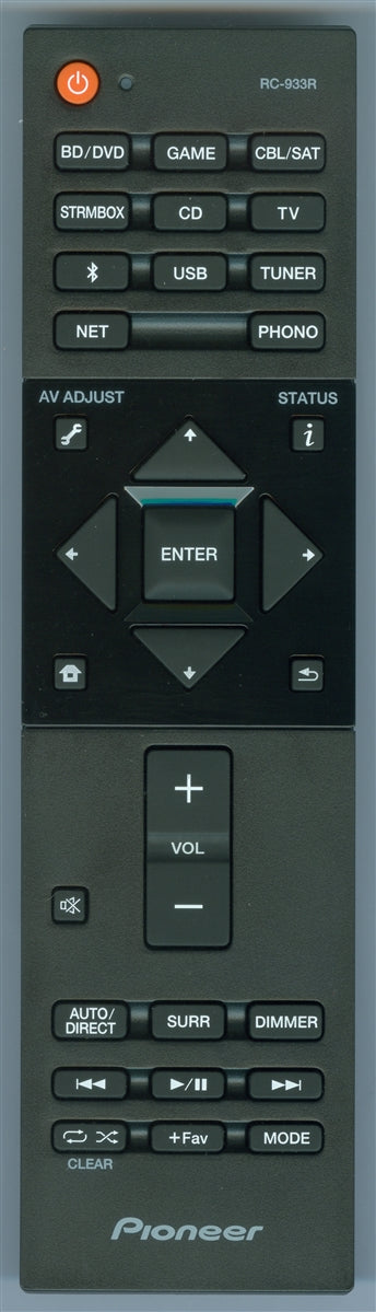Originele Pioneer RC-933R Afstandsbediening