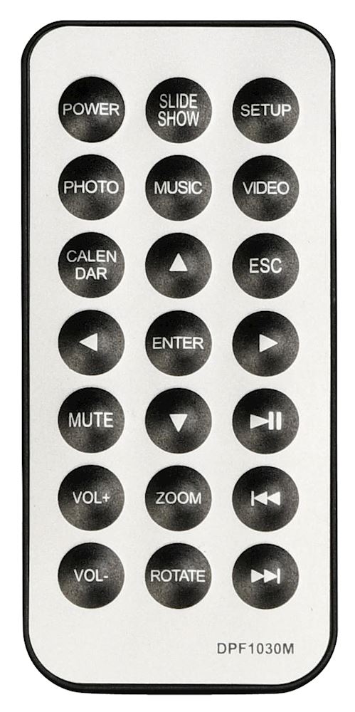 Originele Salora Fotolijst-remotes AT10DPF30M / AT70DPF20B Afstandsbediening