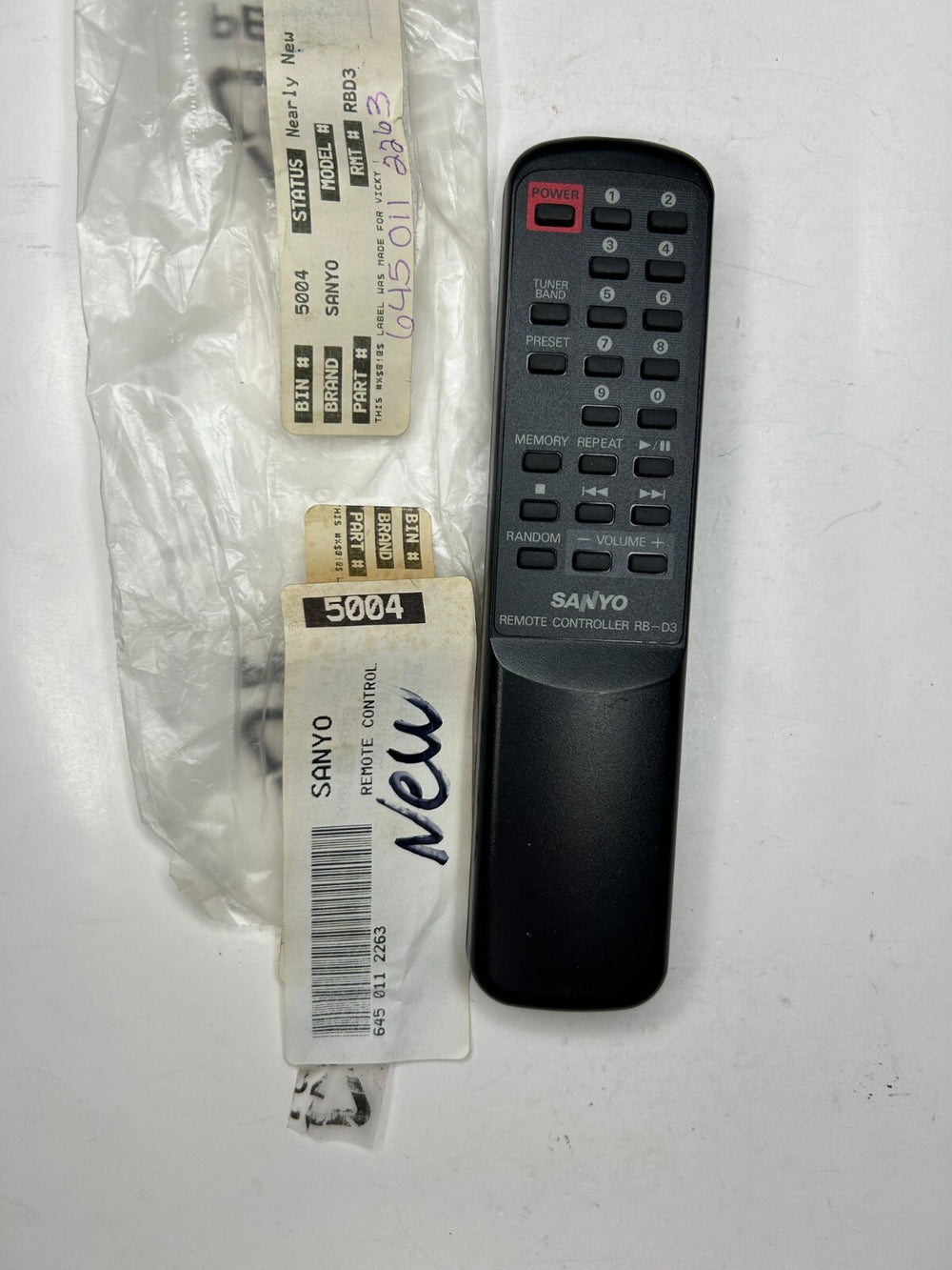 Originele Sanyo RB-D3 Afstandsbediening
