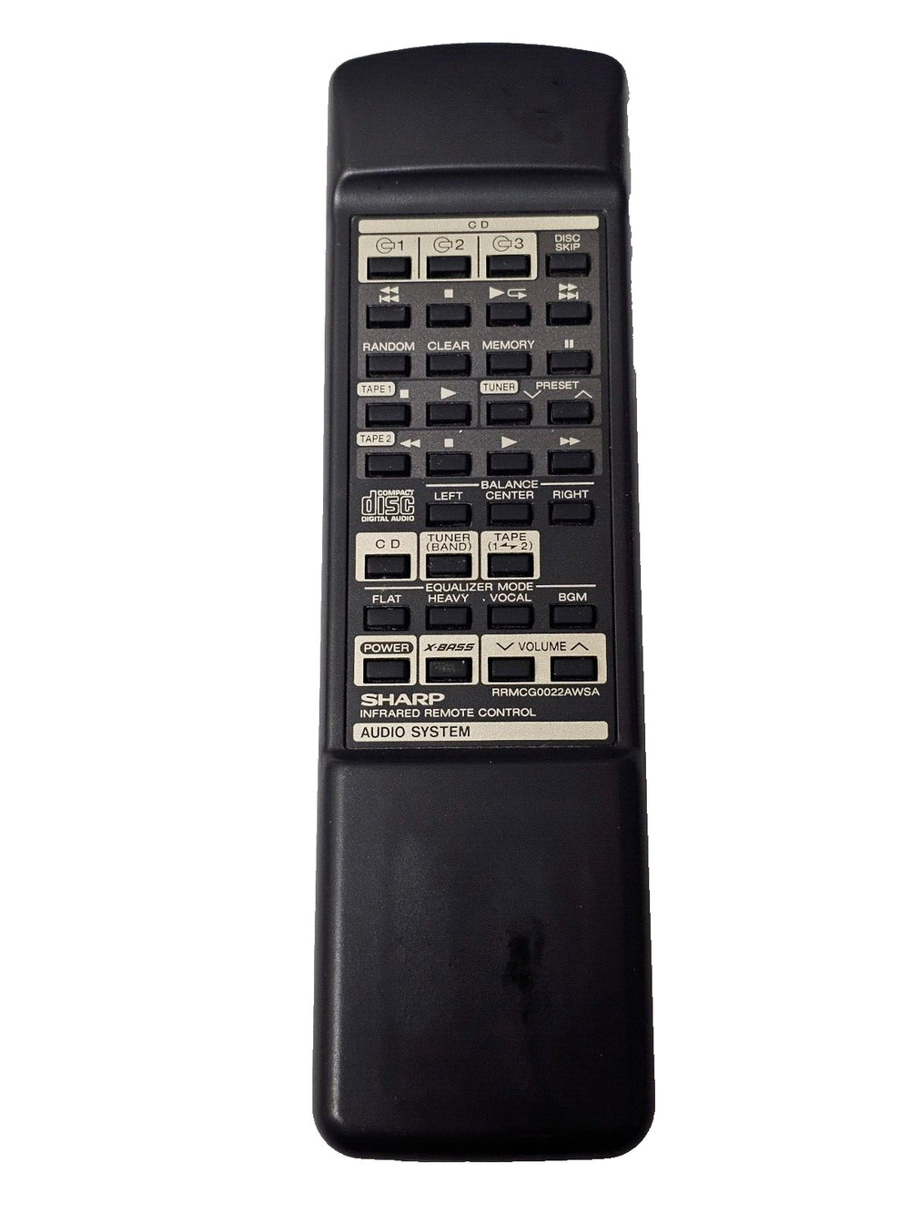Originele Sharp RRMCG0022AWSA Afstandsbediening