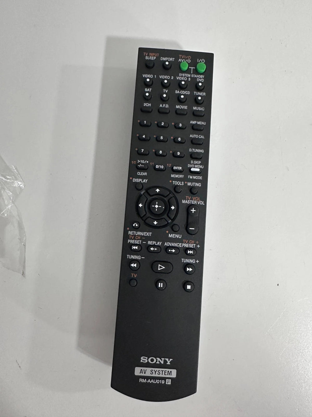 Originele Sony RM-AAU019 Afstandsbediening