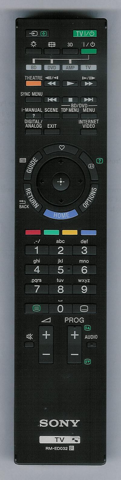 Originele Sony RM-ED032 Afstandsbediening
