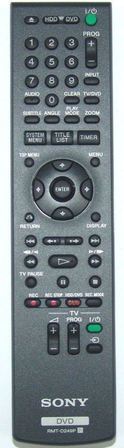 Originele Sony RMT-D249P Afstandsbediening