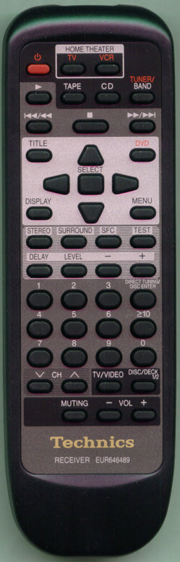 Originele Technics EUR646489 Afstandsbediening