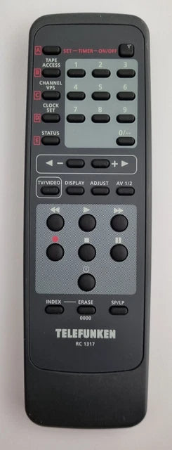 Originele Telefunken RC 1317 Afstandsbediening