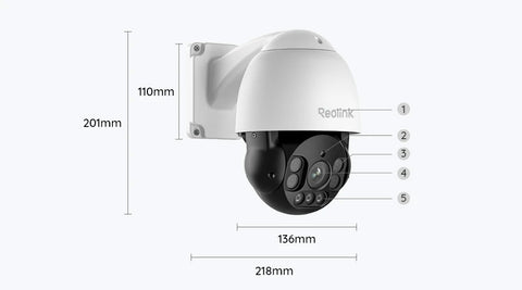 RLC-823A PoE 4K PTZ Security Camera
