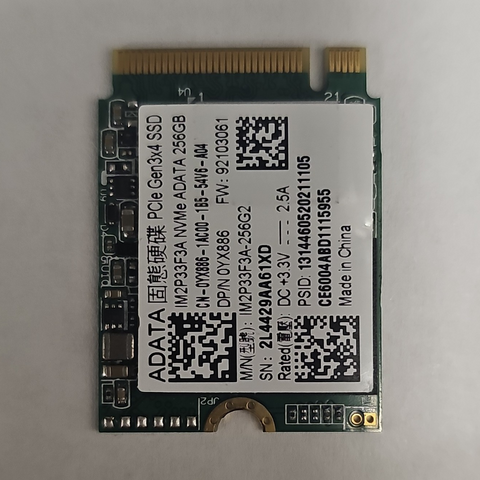 IM2P33F3-256G2 256GB M.2 PCIe NVMe 2230 SSD