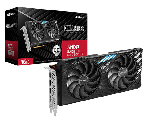 ASRock AMD Radeon RX 7800 XT Challenger 16GB OC