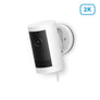 Outdoor Camera Plus Plug-In Security Camera - Wit