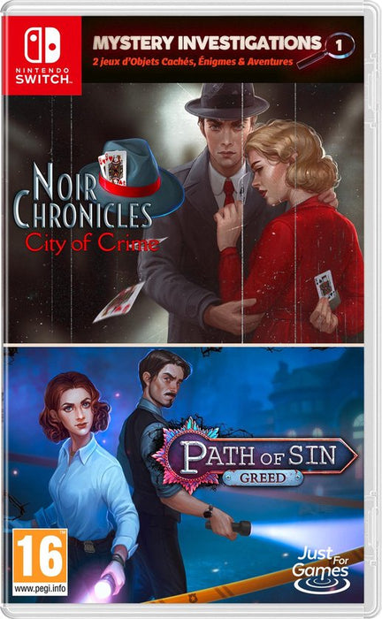 Mystery Investigations 1: Noir Chronicles: City of Crime + Path of Sin: Greed