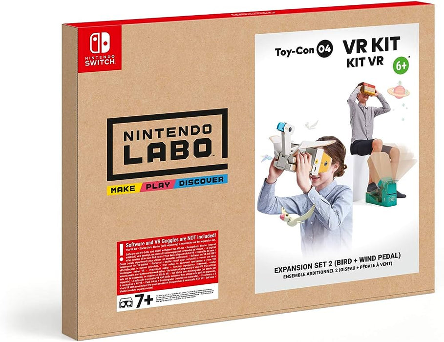 Nintendo Labo Toy-con 04 VR Kit: Expansion Set 2 [Bird + Wind Pedal]