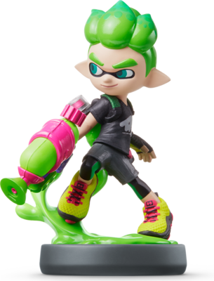 Inkling Boy (Neon Green) - Amiibo Splatoon series