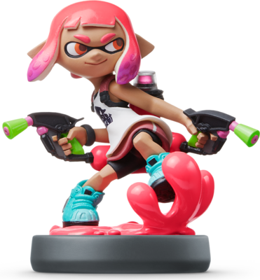Inkling Girl (Neon Pink) - Amiibo Splatoon series