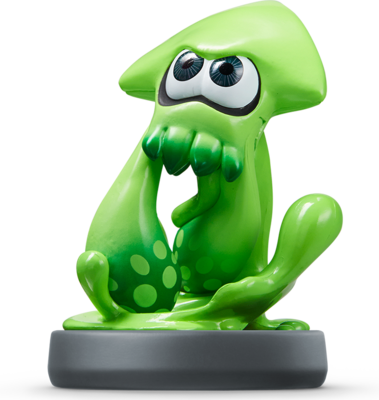 Inkling Squid - Amiibo Splatoon series
