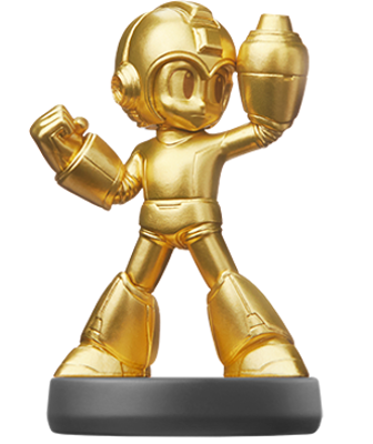 Mega Man - Gold Edition (Nr. 27) - Amiibo Super Smash Bros. series