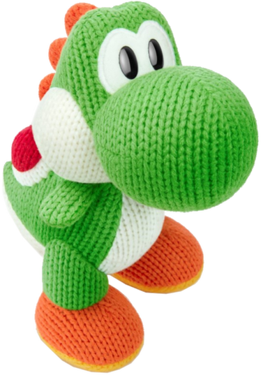 Mega Yarn Yoshi - Amiibo Yoshi's Woolly World series