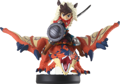 One-Eyed Rathalos and Rider - Boy - Amiibo Monster Hunter Stories series