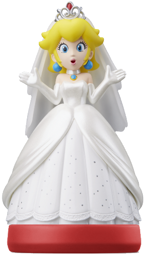 Peach - Wedding Outfit - Amiibo Super Mario series