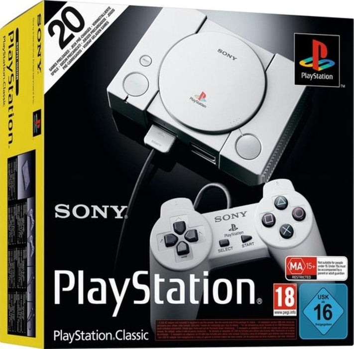 Playstation Classic Mini Console - In doos (Incl. 2 controllers)