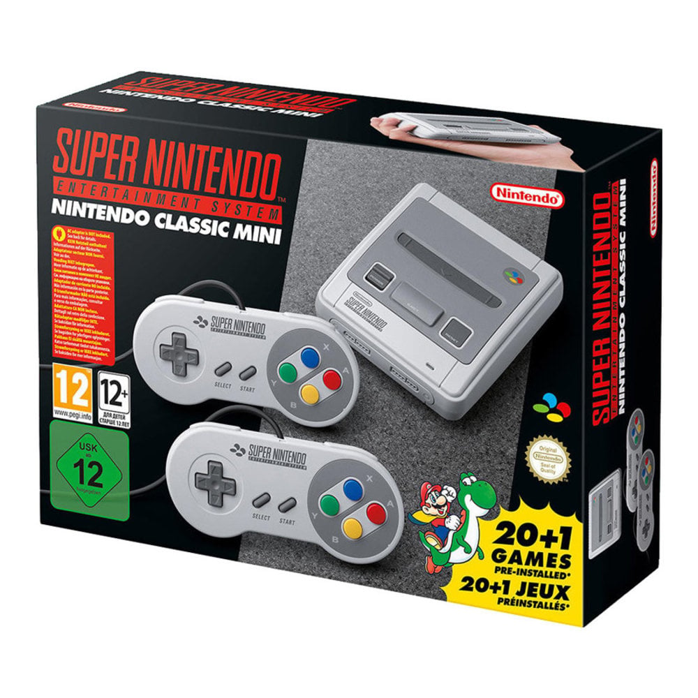 Classic SNES / Super NES Mini Console - In doos