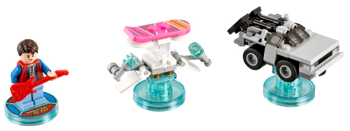 71201 Level Pack (Marty McFly + DeLorean Time Machine + Hoverboard)