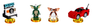 71256 Team Pack (Gizmo + R.C. Racer, Stripe + Flash 'n' Finish)