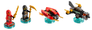 71207 Team Pack (Kai + Blade Bike, Cole + Boulder Bomber)