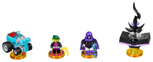 71255 Team Pack (Beast Boy + T-Car, Raven + Spellbook of Azarath)