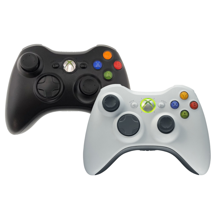 Xbox 360 Controller Draadloos - Zwart / Wit